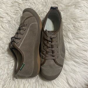 Eddie Bauer Women's Henderson Pine Suede Leather Walking Casual Shoes Size 7.5 M